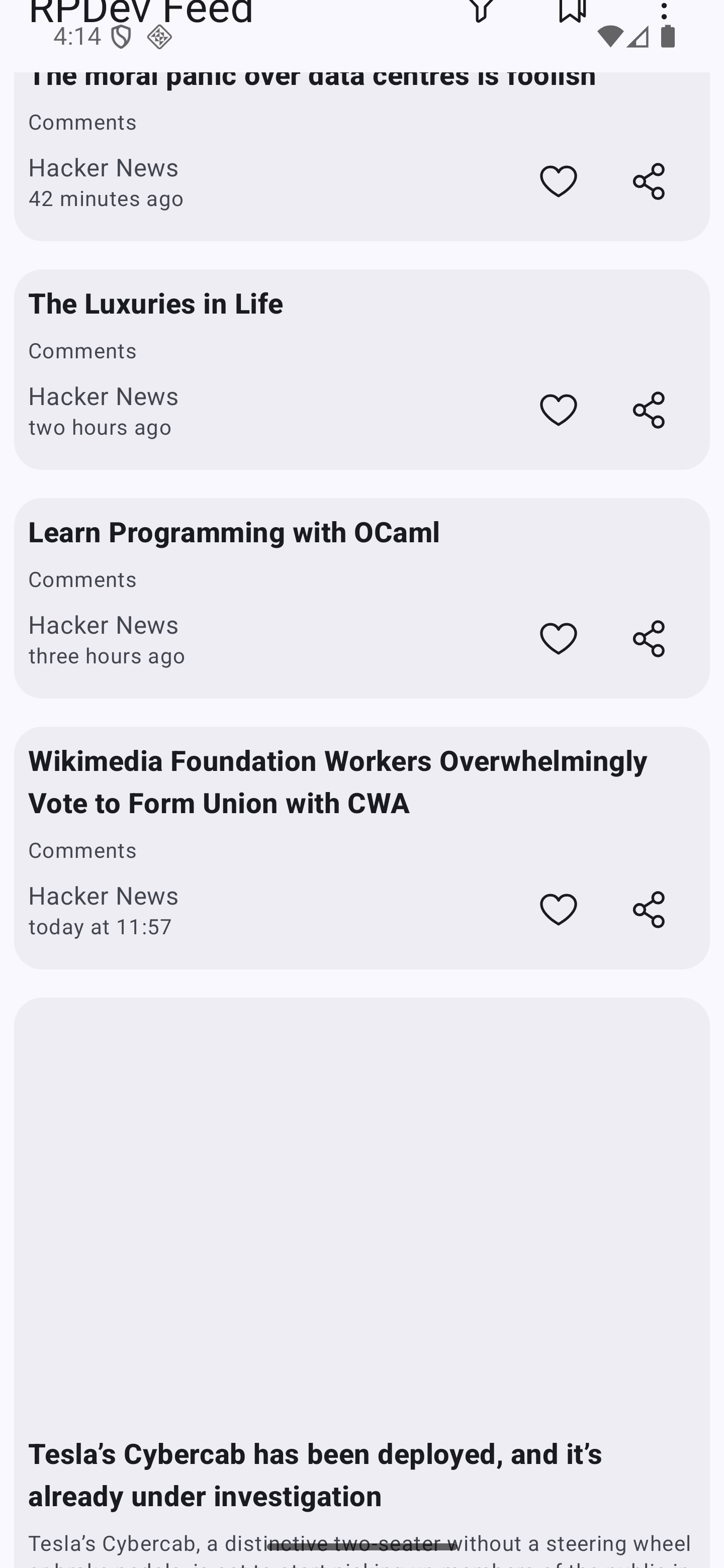 Articles Stream